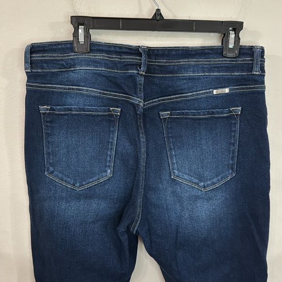 KanCan for Maurices high rise double exposed button distressed crop jeans sz 32 - Picture 5 of 13